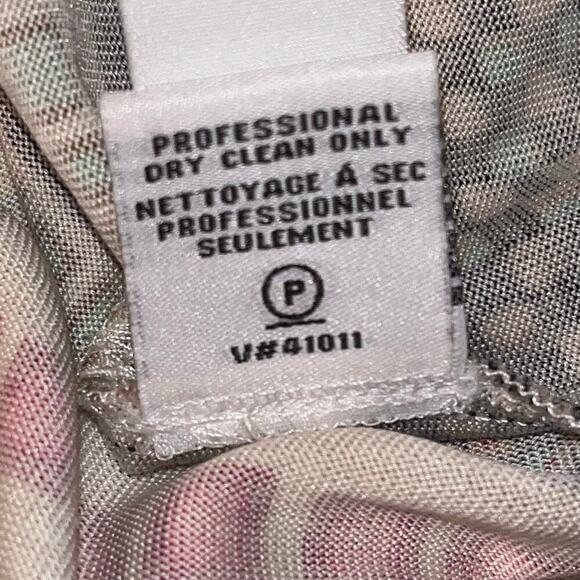 Diane von Furstenberg DVF Rose Silk Shift Dress Geometric Print Size 0 - Picture 9 of 12